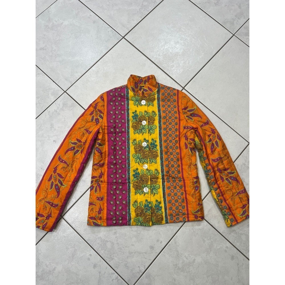 Polo Ralph Lauren - 100% Silk Women's Multicolor‎ Jacket - Medium - Picture 3 of 8